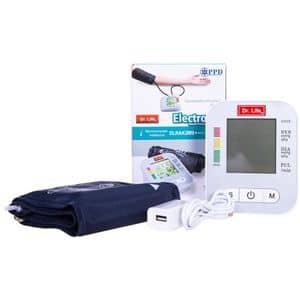 Tensiometru digital de brat DR. LIFE DLRAK289, 2 utilizatori x 99 memorii, alb