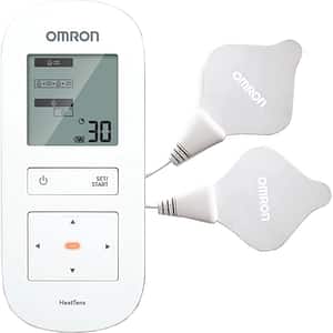 Aparat electrostimulator muscular HeatTens OMRON HV-F311-E, alb