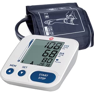 Tensiometru digital de brat PIC Lite Rapid, 2 utilizatori x 60 memorii, alb