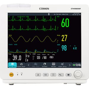 Monitor functii vitale COMEN STAR8000F, EKG 5, CO2, IBP, Acumulator Li-Ion, crem
