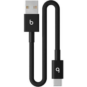 Cablu date BEATS MEQL4ZM/A, USB-A - USB-C, 0.2m, negru