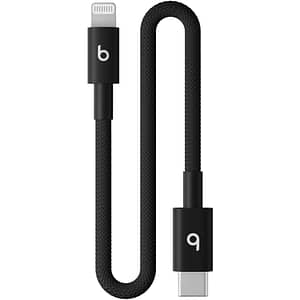 Cablu date BEATS MEQM4ZM/A, USB-C - Lightning, 0.2m, negru