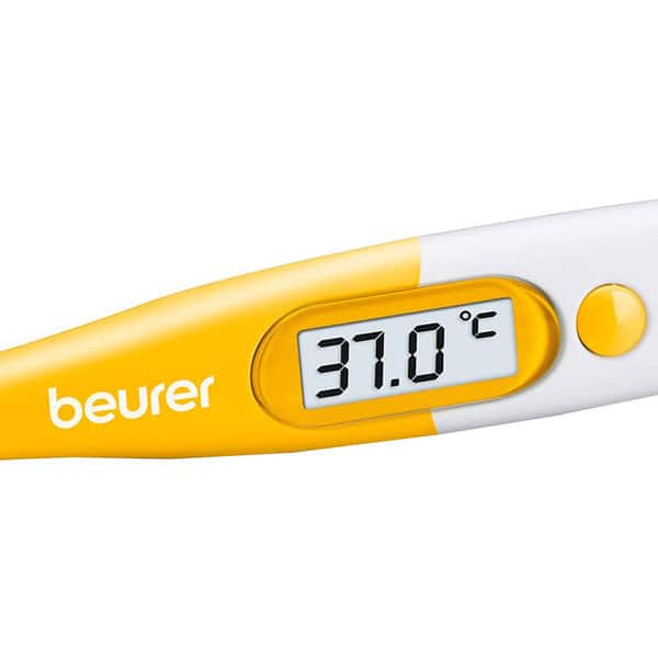 Termometru digital cu cap flexibil BEURER Caine BY11, galben-alb