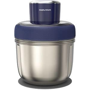 Mini tocator MORPHY RICHARDS MFP1003, 1.5l, 350W, 1 teapta viteza, albastru inchis-argintiu