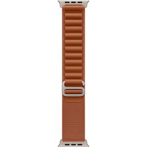 Bratara pentru APPLE Watch 49mm Terra Cotta Alpine Loop - Medium - Natural Titanium Finish, MFTC4ZM/A