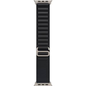 Bratara pentru APPLE Watch 49mm Black Alpine Loop - Medium - Natural Titanium Finish, MFTF4ZM/A