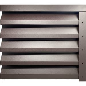 Panou gard jaluzea Atlas, 100 x 204.5 cm, maro mat
