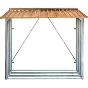 Sopron gradina DURAMAX, metal, 182.3 x 73.5 x 160.4 cm, maro