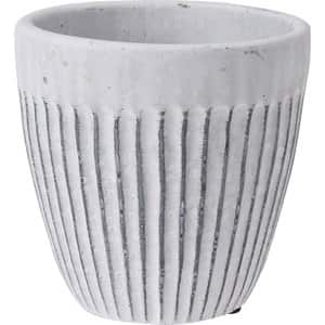 Ghiveci flori KI Retro, ceramica, D 11.5 cm, alb