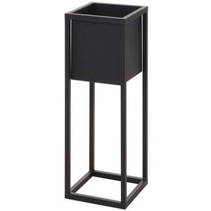 Ghiveci flori H&S COLLECTION NB1850010, metal, 21 x 21 x 60 cm, negru