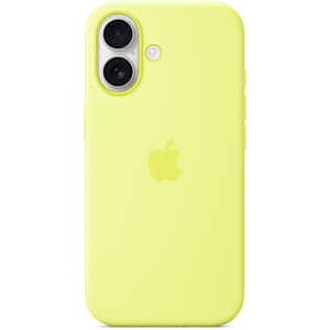 Husa telefon APPLE iPhone 17 Silicone Case cu MagSafe - Neon Yellow, MGEV4ZM/A