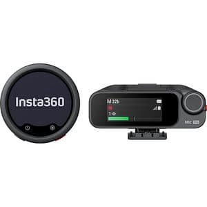 Microfon INSTA360 Mic Pro (1 TX + 1 RX), negru