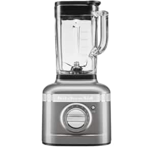 Blender KITCHENAID Artisan K400 5KSB4026EMS, 1.4l, 1200W, 5 trepte de viteza, argintiu-negru