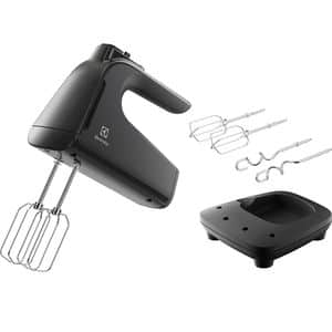 Mixer de mana ELECTROLUX EHM4B, 500W, 5 trepte viteza, negru-argintiu