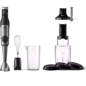 Mixer vertical PHILIPS Seria 5000 HR2684/00, 0.7l, 1200W, 2 trepte viteza, negru-argintiu
