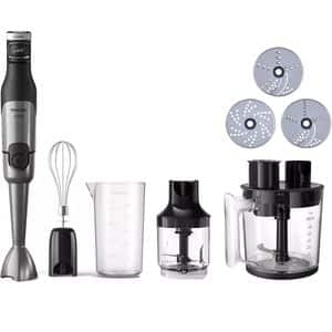 Mixer vertical PHILIPS Seria 5000 HR2685/00, 1.7l, 1200W, 2 trepte viteza, negru-argintiu