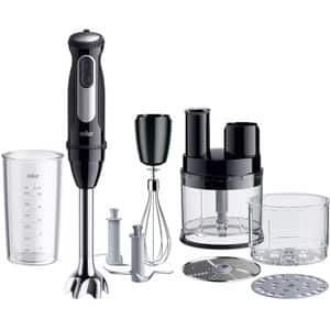 Mixer vertical BRAUN MultiQuick 5 Pro MQ55755M, 0.6l, 1000W, 25 trepte viteza, negru-argintiu