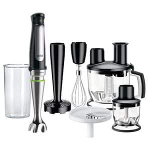Mixer vertical BRAUN MultiQuick 7 MQ7087X, 1.5l, 1000W, viteza variabila, negru-argintiu