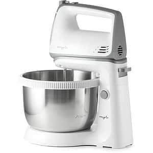 Mixer cu bol MYRIA MY4024, 3.4l, 300W, 5 trepte viteza, alb-gri 