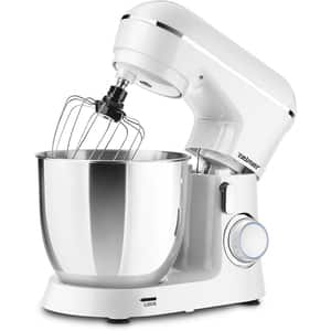 Mixer cu bol ZELMER ZKR1300W, 5l, 1300W, 10 trepte viteza, alb-argintiu