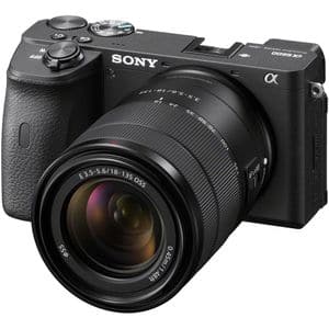 Aparat foto mirrorless SONY Alpha ILCE-6600MB, 24.2 MP, 4K, Wi-Fi, negru + Obiectiv 18-135mm