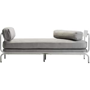 Canapea fixa Native Daybed, 2 locuri, 190 x 80 x 60 cm, gri