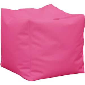 Fotoliu taburet Cub XL, poliester, roz