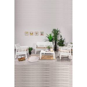 Set mobilier gradina GAUGE CONCEPT Lara, 4 piese, alb