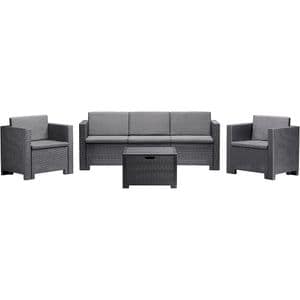 Set mobilier gradina BICA Colorado 3, 4 piese, antracit