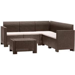 Set mobilier gradina BICA Nebraska, 2 piese, maro