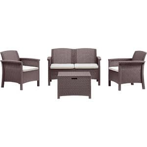Set mobilier gradina BICA Venezia 2, 4 piese, maro