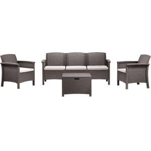 Set mobilier gradina BICA Venezia 3, 4 piese, taupe-gri