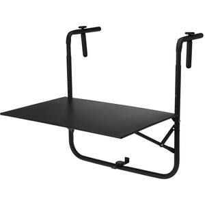 Masuta terasa AMBIANCE X99000470, metal, 60 x 43 cm, gri inchis