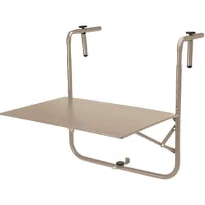 Masuta terasa KI X99001040, metal, 60 x 43 cm, taupe