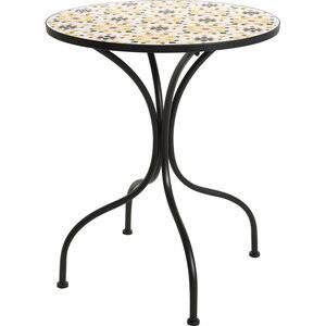 Masa terasa AMBIANCE Bistro Mosaic Retro, metal, 60 x 60 x 72 cm, multicolor
