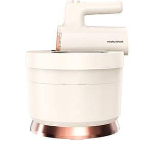 Mixer cu bol MORPHY RICHARDS MMI2002, 3.5l, 500W, 5 trepte viteza, alb-auriu