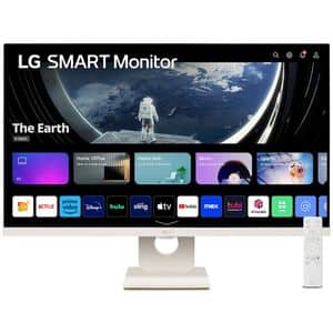 Monitor Smart LED IPS LG 27SR50F-W, 27", FHD, 60Hz, HDR10, argintiu