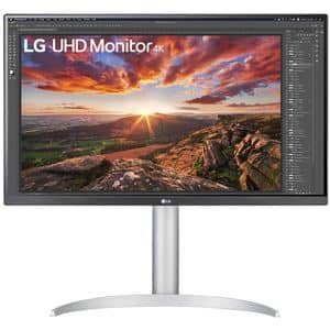 Monitor LED IPS LG 27UP85NP-W, 27", 4K, 60Hz, DisplayHDR 400, AMD FreeSync, USB-C, alb