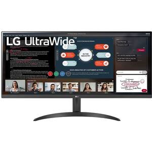 Monitor LED IPS LG 34WP500-B, 34", UltraWide Full HD, 75Hz, FreeSync. HDR10, negru