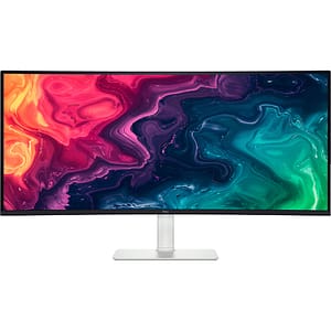 Monitor LED VA DELL Plus S3425DW, 34", UW-QHD, 120Hz, AMD FreeSync Premium, HDR10, boxe, argintiu