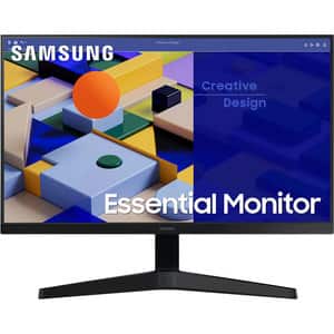 Monitor LED IPS SAMSUNG Essential S31C LS24C310EAUXEN, 24", FHD, 75Hz, FreeSync, negru