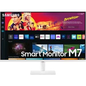 Monitor Smart LED VA SAMSUNG M7 LS32BM701UPXEN, 32", 4K, 60Hz, HDR10, alb