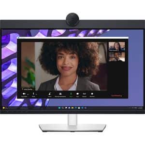 Monitor IPS LED DELL P2424HEB, 23.8" Full HD, 60Hz, Webcam, negru-agrintiu