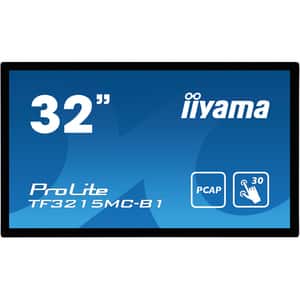 Display profesional IIYAMA ProLite TF3215MC-B1, 32", Full HD, Touch, 60Hz, negru