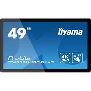 Display profesional IIYAMA ProLite TF4939UHSC-B1AG, 49", UHD 4K, Touch, 60Hz, negru