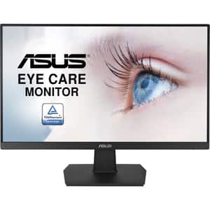 Monitor LED IPS ASUS VA24EHE, 23.8", FHD, 75Hz, AMD FreeSync, negru