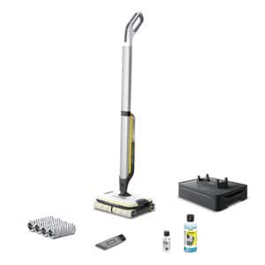 Mop electric KARCHER FC 7 Signature Line, 0.4l, 25.2V, autonomie max 45 min, alb-argintiu
