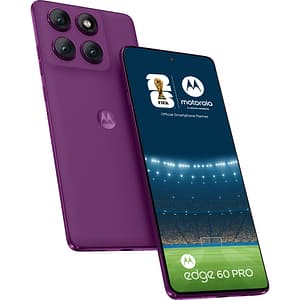 Telefon MOTOROLA Edge 60 Pro 5G, 512GB, 12GB RAM, Dual SIM, Sparkling Grape