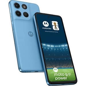 Telefon MOTOROLA G17 Power, 256GB, 8GB RAM, Dual SIM, Alaskan Blue