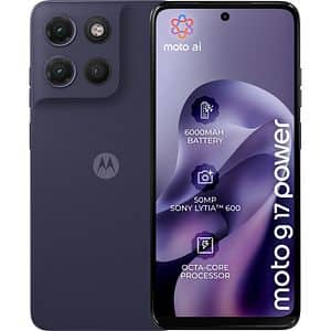 Telefon MOTOROLA G17 Power, 256GB, 8GB RAM, Dual SIM, Evening Blue